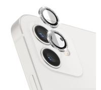 Protection Caméra pour iPhone 12 Mini en Verre Trempé et Aluminium Renforcé Zanaé Argent