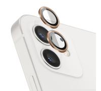Protection Caméra pour iPhone 12 Mini en Verre Trempé et Aluminium Renforcé Zanaé Dorée