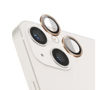 Protection Caméra pour iPhone 13 / 13 Mini en Verre Trempé et Aluminium Renforcé Zanaé Dorée