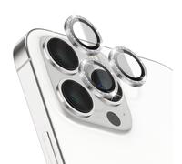 Protection Caméra pour iPhone 13 Pro / 13 Pro Max en Verre Trempé et Aluminium Zanaé Argent