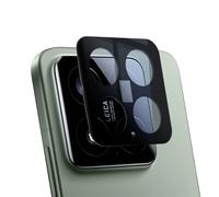 Protection Caméra pour Xiaomi 15 Verre Trempé 9H Anti-rayures Noir