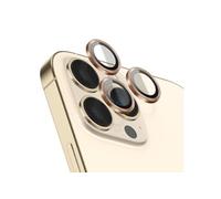 Protection Caméra Zanaé iPhone 13 Pro / 13 Pro Max Verre Trempé Aluminium Dorée