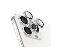 Protection Caméra Zanaé iPhone 15 Pro / 15 Pro Max / 16 Pro / 16 Pro Max Verre Trempé Aluminium Argent