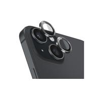 Protection Caméra Zanaé Verre Trempé Aluminium Renforcé pour iPhone 15 / 15 Plus Noir