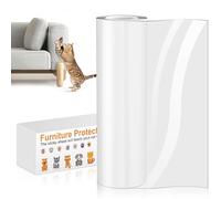 Protection Canape Chat Anti Griffe 30cm x 5m Sticker Transparent Autocollant Rouleau Protecteur de Rayure, pour Meubles Porte MurTapis Comptoirs