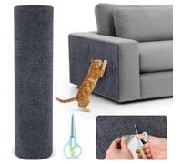 Protection Canape Chat Anti Griffe, Protecteur de Rayure Chat Protecteurs, Autocollant de Protection, Protecteur de Rayure pour Meubles Porte MurTapis Comptoirs 2mX40cm Gris