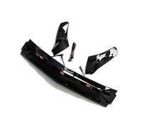 Protection Capot Déflecteur d'air Accessoires Extérieurs pour Mercedes pour Benz pour Sprinter W906 2014 2015 2016 2017 avec Enjoliveur Avant Lumineux(Black with Light)