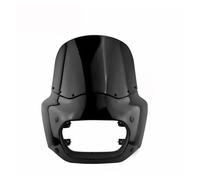 Protection Carénage Phare pour Softail Fat Bob FXFB 2018-2019 Carénage De Phare Avant avec Pare-Brise(A)