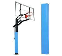 Protection Carrée De Poteau De Basket-Ball De 71 Pouces, Rembourrage pour Poteau De Garage Ou De sous-Sol, Coussinets en Mousse Auto-adhésifs pour Colonnes À Enrouler(Sky Blue,2PCS Diameter 6"x6")