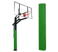 Protection Carrée De Poteau De Basket-Ball De 71 Pouces, Rembourrage pour Poteau De Garage Ou De sous-Sol, Coussinets en Mousse Auto-adhésifs pour Colonnes À Enrouler(Green,2PCS Diameter 6"x6")