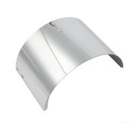Protection Chaleur Admission Air Cylindre Conique Acier(Silver) | Alliage aluminium pour robuste, réduit air chaud moteur, diamètre 2.5-3.5 pouces, style argent