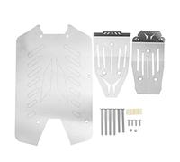 Protection Châssis RC en Acier Inoxydable, Plaque de Glissement 1/10 Argenté pour RC Big Rock - Résistante Antirouille, Montage Direct, Pour Voitures Tout - Terrain