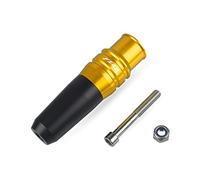 Protection Chute Moto Moto Aluminium Crash Pads Curseurs D'échappement Crash Protecteur Pour FZ6R FZ 6R 2009-2017 2013 2014 2015 2016 Accessoires(Gold-1 piece,A)