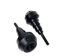 Protection Chute Moto Pour YZF-R3 YZF-R25 YZF R3 R25 YZFR3 YZFR25 Moto Chute Protection Cadre Curseur Carénage Garde Crash Pad Protecteur(Black)