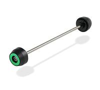 Protection Chute pour Kawasaki ZX-10R ZX10R ZX 10R 2016-2020 2017 2018 2019 Moto Arrière Essieu Curseurs Roue Protecteur (Color : Front Green)