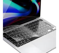 Protection Clavier Protege pour MacBook Air 13.6/15.3, Film Protecteur pour Clavier Disposition de EU, Housse Ultra-Fin en Silicone en TPU pour 2025 2024 2023 2022 2021 Mac Pro 14/16 M4 M3 M2 M1 Max