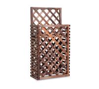 Protection Climatiseur Exterieur Housse Étagère de Support de Fleur de Couverture de Climatiseur Climatisation Cadre Décoratif Barrière D'intimité Adaptée aux Jardins Balcons Murs Patios. (Size : 62x