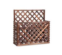 Protection Climatiseur Exterieur Housse Étagère de Support de Fleur de Couverture de Climatiseur Climatisation Cadre Décoratif Barrière D'intimité Adaptée aux Jardins Balcons Murs Patios. (Size : 92x