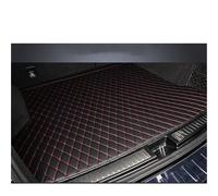 Protection Coffre pour Infiniti Q50 2014 2015 2016 2017 Plateau De Tapis Sol Coffre Arrière pour Voiture en Cuir Boue Tapis Coffre(Black Red D)