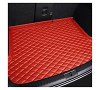 Protection Coffre Tapis pour MG pour ZS pour EV pour HS pour EHS MG5 MG4 pour Mulan pour Marvel pour R Tapis Coffre Voiture Protection Intérieur en Cuir(Rouge,H)