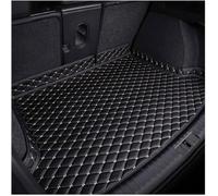 Protection Coffre Voiture pour KIA Soul 2010-2016, Cuir Cargaison Tapis de Coffre Imperméable Anti-Rayure Coussin, Accessoire Voiture,Black-Beige