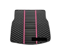 Protection Coffre Voiture pour Megane 3 Coupé Grandtour pour Duster pour Clio pour Grand Tour pour Captur II Tapis Coffre(Black and Pink)