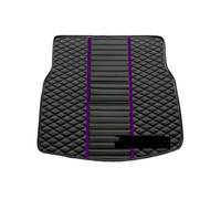 Protection Coffre Voiture pour Megane 3 Coupé Grandtour pour Duster pour Clio pour Grand Tour pour Captur II Tapis Coffre(Black and Purple)