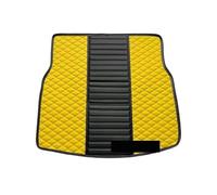 Protection Coffre Voiture pour Megane 3 Coupé Grandtour pour Duster pour Clio pour Grand Tour pour Captur II Tapis Coffre(Yellow and Black)