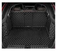 Protection Coffre Voiture pour Skoda pour Kodiaq 7 Sièges 2017-2025 Tapis Coffre À Couverture Complète Protection Anti-Sale Voiture Doublure Chargement Intérieurs(Black-Beige)