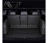 Protection Coffre Voiture pour Tesla Model Y 2020 2021 2022 2023, Tapis Coffre antidérapante, imperméable, avec Protection latérale, Accessoire Voiture,Black-Beige