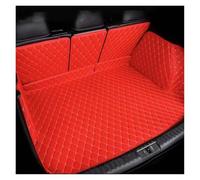 Protection Coffre Voiture Tapis Coffre Anti-salissures en Cuir Résistant pour A4 B8 (2008-2015)(RedB)