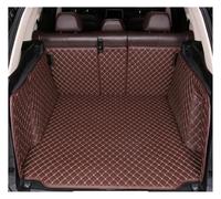 Protection Coffre Voiture Tapis Coffre en Cuir pour Toyota pour RAV4 XA40 (2013-2018)(Café)
