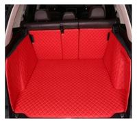 Protection Coffre Voiture Tapis Coffre en Cuir pour Toyota pour RAV4 XA40 (2013-2018)(Rouge)