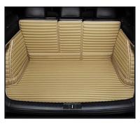 Protection Coffre Voiture Tapis Coffre Intégral 5D À Rayures pour BMW Série 1 E81 E82 E87 F20 F21(Beige)