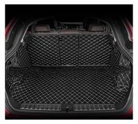 Protection Coffre Voiture Tapis Coffre Voiture pour Citroen C4 pour Picasso (5 Places) 2014 2015 2016 2017 2018 Accessoires Automobiles(Black-Beige-Trunk)