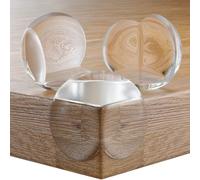 Protection Coin de Table Bébé - Coussin d'angle Grande pour Coins & Bords de Table - Protege Table Sécurité Enfant - Anti-Choc et Transparent avec l''Adhésif Fort (18 pcs)