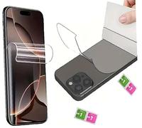 Protection complète avant et arrière Compatible avec Samsung Galaxy S24 + Plus - Film hydrogel double face clair haute clarté