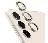 [Protection Complète Caméra Arrière Protecteur Compatible Avec Samsung Galaxy A05s, [Double Protection] Metal + Verre Trempé, Verre Trempé Camera - Gold