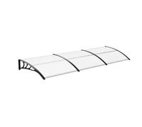 Protection contre la pluie des portes et des fenêtres - Auvent de porte - Abri - Protection solaire moderne en polycarbonate et auvent de porte pour la porte d'entrée et la terrasse extérieure - 270x9
