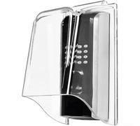 Protection contre la pluie pour contrôle d'accès - IP55 - Étanche à l'eau et à la poussière - Pour système d'entrée de porte - Boîtier en polycarbonate épais transparent avec joint à 4 côtés