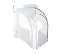 Protection contre la pluie pour sonnette de porte en plastique universelle résistante aux intempéries pour systèmes de présence biométrique, construction en polycarbonate transparent, protection