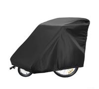 Protection contre la pluie Remorque de vélo pliable Garage indéchirable pour enfants et remorques pour chien Résistant aux intempéries avec cordon de serrage Noir 140 x 84 x 99 cm (420D : 140 x 84 x