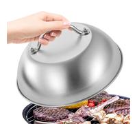 Protection contre la vapeur - Couvercle de grille Basting Dôme en acier inoxydable pour une utilisation Griddle plate dans Griddles Grill Cuisine intérieure ou extérieure