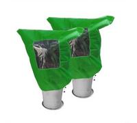 Protection contre le gel pour plantes avec fenêtre transparente, tissu léger et respirant qui protège les plantes du gel et de l'air froid, facile à utiliser avec cordon de serrage (60 x 80 cm)