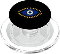 Protection Contre Le Mauvais œil Bleu doré Nazar comme Radiant Boho PopSockets PopGrip pour MagSafe