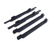 Protection contre le vent pour grille à 36 grilles - Accessoire pour barbecue à gaz à dessus plat - Construction en acier inoxydable pour rétention de la chaleur et stabilité