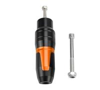 Protection Contre Les Chutes De Moto Bobines Pad pour ZZR250 ZZR 1400 1200 600 Zzr1400 Cadre Slider Crash Protector Protection Contre Les collisions(C-Orange)