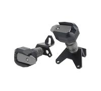 Protection Contre Les Chutes De Moto Cadre Coulissant Carénage Protection Contre Les Chutes pour CB650R CBR650R CB650F 2021 2022 2023 Protection Contre Les collisions(Titane)