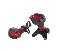 Protection Contre Les Chutes De Moto Cadre Coulissant Carénage Protection Contre Les Chutes pour CB650R CBR650R CB650F 2021 2022 2023 Protection Contre Les collisions(Rouge)
