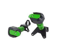 Protection Contre Les Chutes De Moto Cadre Coulissant Carénage Protection Contre Les Chutes pour CB650R CBR650R CB650F 2021 2022 2023 Protection Contre Les collisions(Vert)